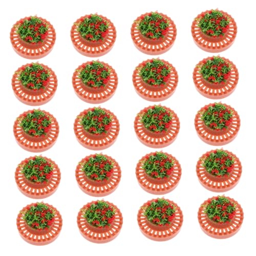 Tofficu 20 Stück Maßstab Kleine Plastik-blumentöpfe für Miniatur-landschaften Vielseitige Mini-pflanzgefäße für Puppenhaus Sandtisch und Modellbau Tofficu 20 Stück Maßstab Kleine Plastik-blumentöpfe für Miniatur-landschaften Vielseitige Mini-pflanzgefäße für Puppenhaus Sandtisch und Modellbau von Tofficu