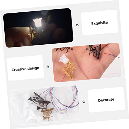 Tofficu 4 Stück Miniatur Wandlampe Weiß Licht Miniatur Sandtisch Dekoration Architektur Modell Wandleuchte DIY Puppenhaus Zubehör für Mini Haus Szenen Langlebig und Dekorativ Tofficu 4 Stück Miniatur Wandlampe Weiß Licht Miniatur Sandtisch Dekoration Architektur Modell Wandleuchte DIY Puppenhaus Zubehör für Mini Haus Szenen Langlebig und Dekorativ von Tofficu