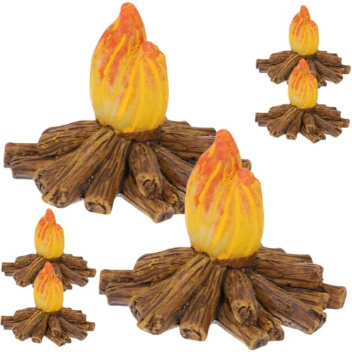 Tofficu 6 Stück Teiliges Miniatur aus Langlebigem Harz Detailgetreues Feuer Modell für Mikro Landschaften und Puppenhaus Dekoration Wetterfestes Gartendeko Zubehör für Kreative DIY Szenen Tofficu 6 Stück Teiliges Miniatur aus Langlebigem Harz Detailgetreues Feuer Modell für Mikro Landschaften und Puppenhaus Dekoration Wetterfestes Gartendeko Zubehör für Kreative DIY Szenen von Tofficu