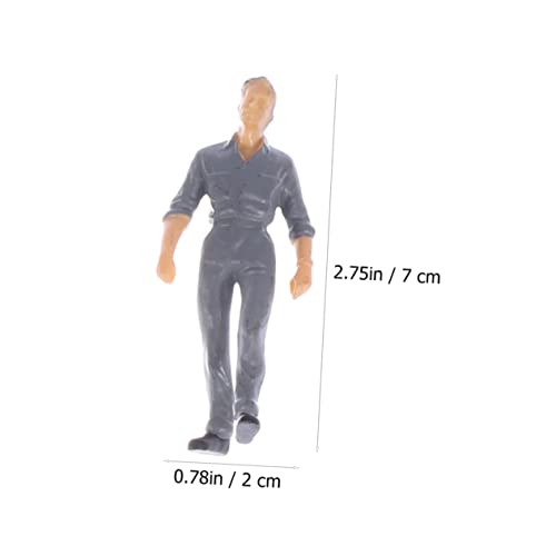 Tofficu 60 STK Simulationscharaktermodell winzig Miniaturdekoration modellfiguren dekofiguren Spielzeug Modelle Layout-Requisiten Personenfiguren skalieren Sandkasten Statue Bahn schmücken von Tofficu