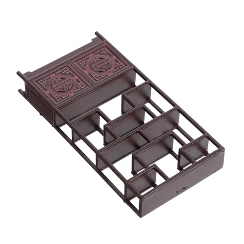 Tofficu Chinesisches Möbelmodell Dekorative Mini-hausdekoration Miniaturspielzeug Mini-hausdekoration Miniaturmodelllandschaft Dekorative Miniaturmöbel Miniatur-hausdekor Abs Brown von Tofficu