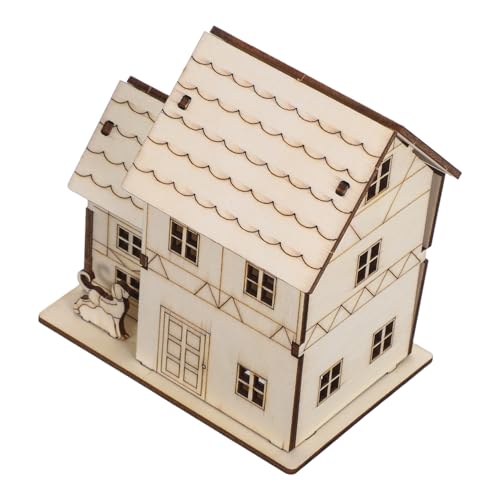 Tofficu DIY Holzhaus Modellbausatz mit Led-Beleuchtung Langlebiges Holz-Puzzle für Erwachsene und Stem Lernspielzeug mit Kreativer Haus-BAU Erfahrung Dekoratives Miniaturhaus Tofficu DIY Holzhaus Modellbausatz mit Led-Beleuchtung Langlebiges Holz-Puzzle für Erwachsene und Stem Lernspielzeug mit Kreativer Haus-BAU Erfahrung Dekoratives Miniaturhaus von Tofficu