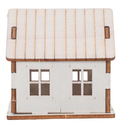 Tofficu DIY Weihnachts-holzhaus Bausatz Unfertiges Miniatur-holzmodell Puzzle für Familie Holz-Bastelset Detaillierte Handwerkskunst als Tischdeko und Wohnaccessoire Tofficu DIY Weihnachts-holzhaus Bausatz Unfertiges Miniatur-holzmodell Puzzle für Familie Holz-Bastelset Detaillierte Handwerkskunst als Tischdeko und Wohnaccessoire von Tofficu