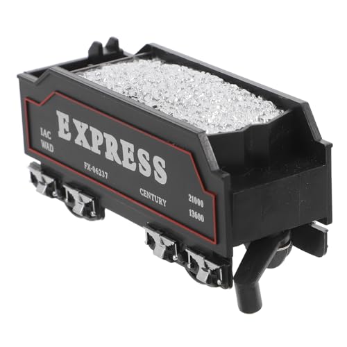 Tofficu Mikro-landschaftsmodell Lokomotive Zug Eisenbahnspielzeug Dampfzug Spielzeugeisenbahnen Schienen Plarail Polar-Express-Zug Motormodell Modelleisenbahn Zug Für Black Plastik von Tofficu