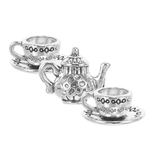 Tofficu Miniatur Metall Teeset Miniatur Eisenteekanne Puppenhaus Zubehör für Dekoration und DIY Modelle Tofficu Miniatur Metall Teeset Miniatur Eisenteekanne Puppenhaus Zubehör für Dekoration und DIY Modelle von Tofficu