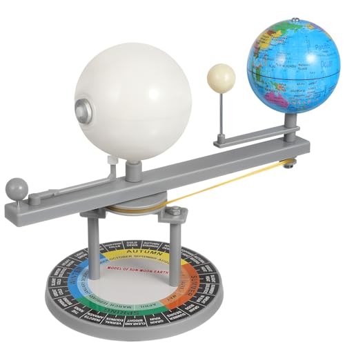 Tofficu Lehrmittel zur Sonnenfinsternis, Modell des Sonnensystems, Lehrmittel zum Planeten des Sonnensystems, Orbitalmodell von Sonne, Erde und Mond, pädagogisches Geographiemodell für Kinder von Tofficu