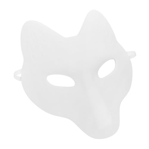 Tofficu Weiße DIY Fuchsmasken aus PU Leder und EVA Leichte Bemalbare Damenmaske für Halloween Maskenball Kostüm Party und Cosplay Einheitsgröße für Kreative Verkleidungen Tofficu Weiße DIY Fuchsmasken aus PU Leder und EVA Leichte Bemalbare Damenmaske für Halloween Maskenball Kostüm Party und Cosplay Einheitsgröße für Kreative Verkleidungen von Tofficu