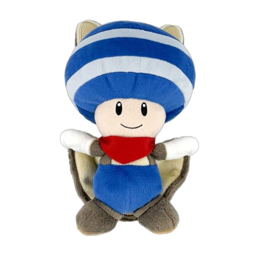 Nintendo Together+ – Super Mario Plüschfigur – Fliegendes Eichhörnchen Blauer Toad 21 cm Nintendo Together+ – Super Mario Plüschfigur – Fliegendes Eichhörnchen Blauer Toad 21 cm von Together Plus