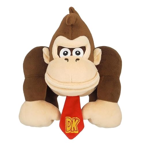 Together Plus 11393 Nintendo Super Mario Plüsch Donkey Kong, 20 cm, Braun von Together Plus