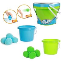 Toi-Toys Wasserbomben Splash 2 Eimer + 10 Bälle blau grün von Toi-Toys Deutschland