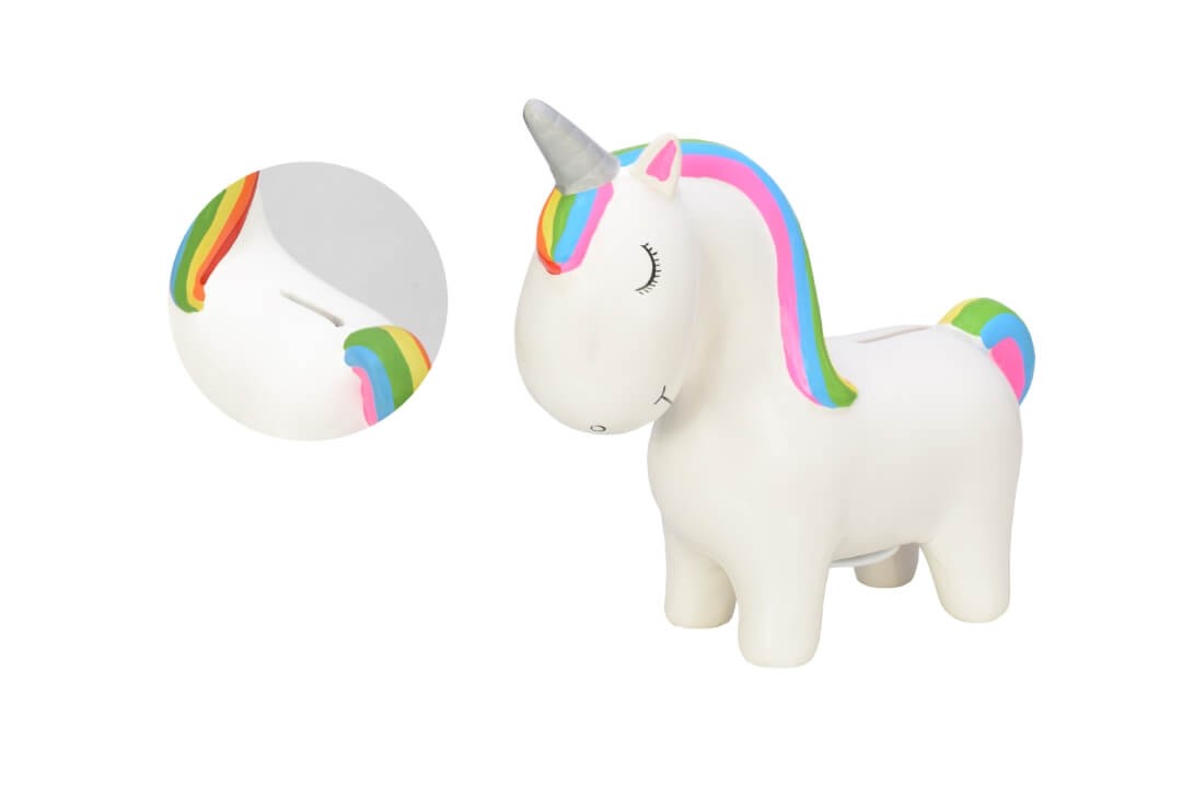 Einhorn Sparbüchse mittel 20cm von Toi-Toys