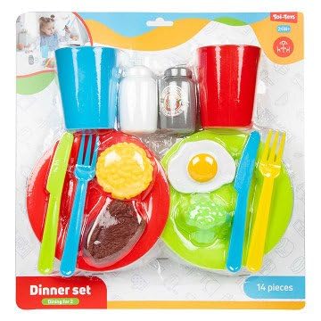 Home Food Diner Set, 14dlg. von Toi-Toys