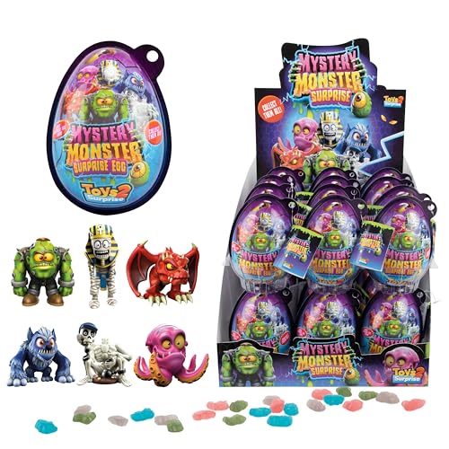 Toi-Toys 3X Mystery Monster Surprise Egg/Eier-Set mit Überraschung/Sammelfiguren 3er-Set von Toi-Toys