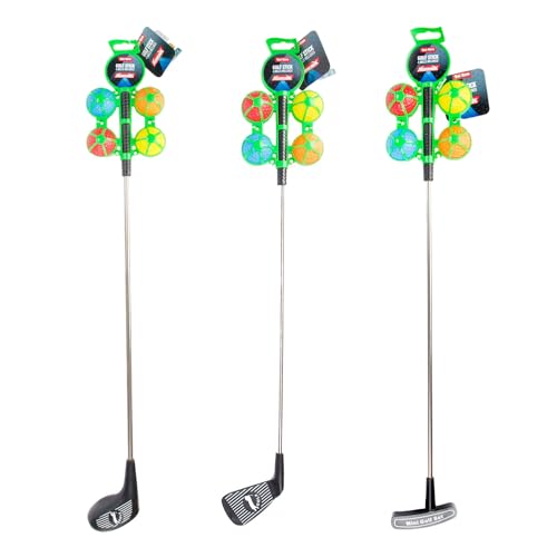 Toi-Toys Adrenix Golfstick Metall mit 4 farbigen Kugeln, 5tlg. von Toi-Toys