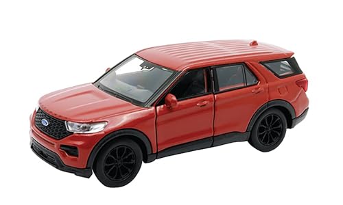 Toi-Toys Ford Explorer 2023 Modellauto 11,8cm Metall Modell Auto mit Rückzugmotor Spielzeugauto 87 (Braun-Metallic) von Toi-Toys