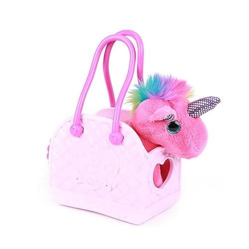 Toi-Toys PLÜSCH-Einhorn in Handtasche 20cm Dream Horse Plüschtier Kuscheltier Tasche Kinder 2-Varianten 12 (Rosa) von Toi-Toys