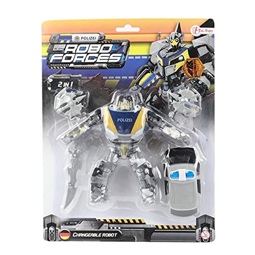 Toi-Toys Polizei Auto Roboter Transformer ROBOFORCES von Toi-Toys