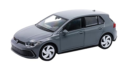 Toi-Toys Volkswagen Golf 8 GTI Metall Modellauto VW Modell Auto Spielzeugauto 4-Varianten 49 (Grau-Metallic) von Toi-Toys