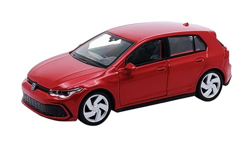 Toi-Toys Volkswagen Golf 8 GTI Metall Modellauto VW Modell Auto Spielzeugauto 4-Varianten 49 (Rot-Metallic) von Toi-Toys