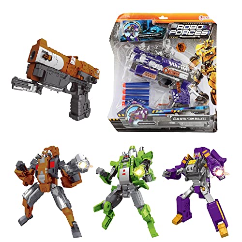 Toi-Toys 30176Z Fusil Transformable en 3 Assorties Roboter, Mehrfarbig von Toi-Toys