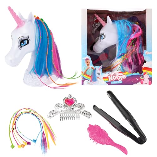 Toi Toys Frisierkopf Einhorn + Zubehör von Toi-Toys