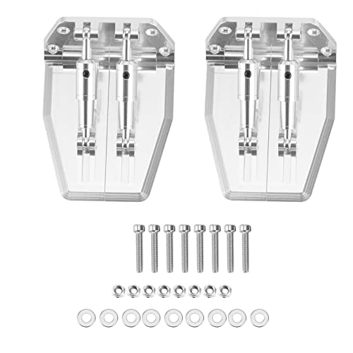 Tolaily 2 StüCke Verstellbare Verkleidungmklappen Aus Metall 69X57X30Mm für Nitro Gas RC Modellboote von Tolaily