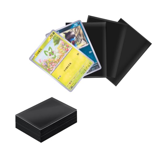 Tolseum 100 Stück Sammelkarten Hüllen, 66 x 91 mm Standardgröße Weiche MTG Sleeves,Doppelseitiger Karten Sleeves für MTG, Sammelkarten, Basketball,Fußball Karten von Tolesum