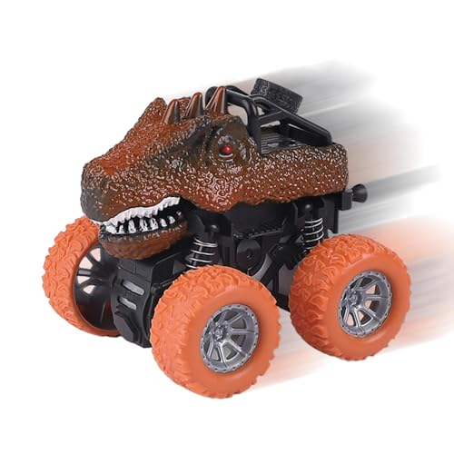 Reibungs-Dino-Autos – Dinosaurier-Spielzeug | Trägheitsautos Reibung | Dino-Trägheitsauto | Reibungsspielzeug, pädagogische Dino-Trägheitsautos, reibungsbetriebene Autos, Tierautospielzeug für Kinder, von Toliya