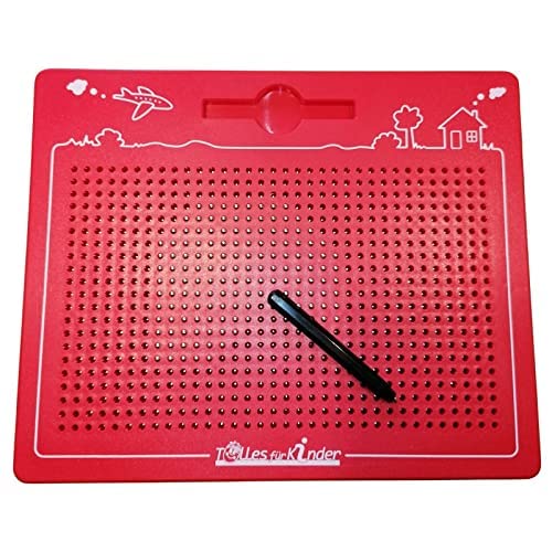 TollesfürKinder Magnetspiel für Kinder - Magnet Zaubertafel mit Kugeln und Stift - Tolle Beschäftigung Kinder ab 3 - Das magische Magnet Spiel für die stressfreie Autofahrt von TollesfürKinder