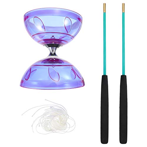 Chinesische Yoyo Diabolo Jonglieren Big Top Jumbo Lager Diabolos Set Kunststoff Sticks Jonglieren Spinning Spielzeug für Kinder Erwachsene 1 Set von Tomaibaby