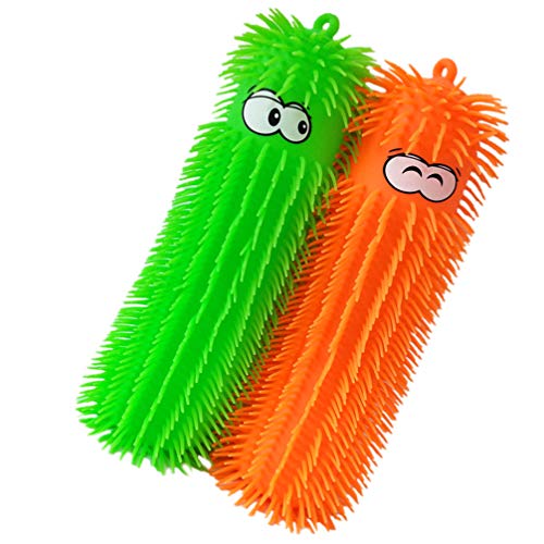 Tomaibaby 2 Stück Leuchtende Zappelspielzeug Raupen - Sensorisches Anti-Stress Spielzeug Für Kinder Und Erwachsene, Weiche Gummispitzen, Led-Lichter, Squeeze Bälle Tomaibaby 2 Stück Leuchtende Zappelspielzeug Raupen - Sensorisches Anti-Stress Spielzeug Für Kinder Und Erwachsene, Weiche Gummispitzen, Led-Lichter, Squeeze Bälle von Tomaibaby