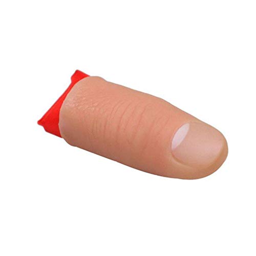 Tomaibaby 2 Stück Magische Finger-Make-up Daumen Spitze Prop Spielzeug Halloween Scherz mit einem Tuch aus roter Seide von Tomaibaby