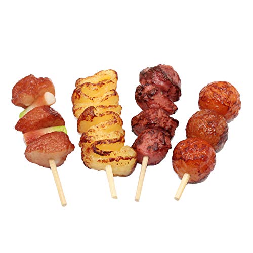 Tomaibaby Künstliche Lebensmittel Für Display 4Pcs Spielen Lebensmittel Set Gefälschte Grill Spielzeug Food Kids Grill Spielzeug Grill Spielset Küche Spielzeug Für Kinder von Tomaibaby