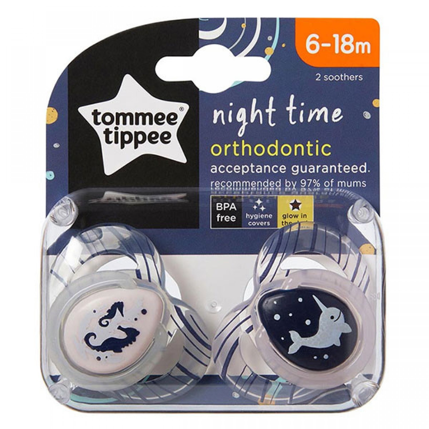 Beruhigungssauger Pacifier 6-18m Nacht Tommee Tippee von Tommee Tippee