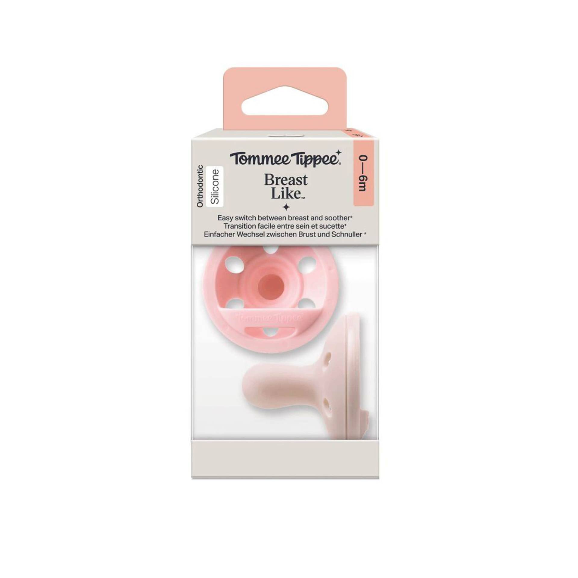 Tommee Tippee Twist & Click 2er-Pack Schnuller Breast Like 0-6M Tommee Tippee Twist & Click 2er-Pack Schnuller Breast Like 0-6M von Tommee Tippee