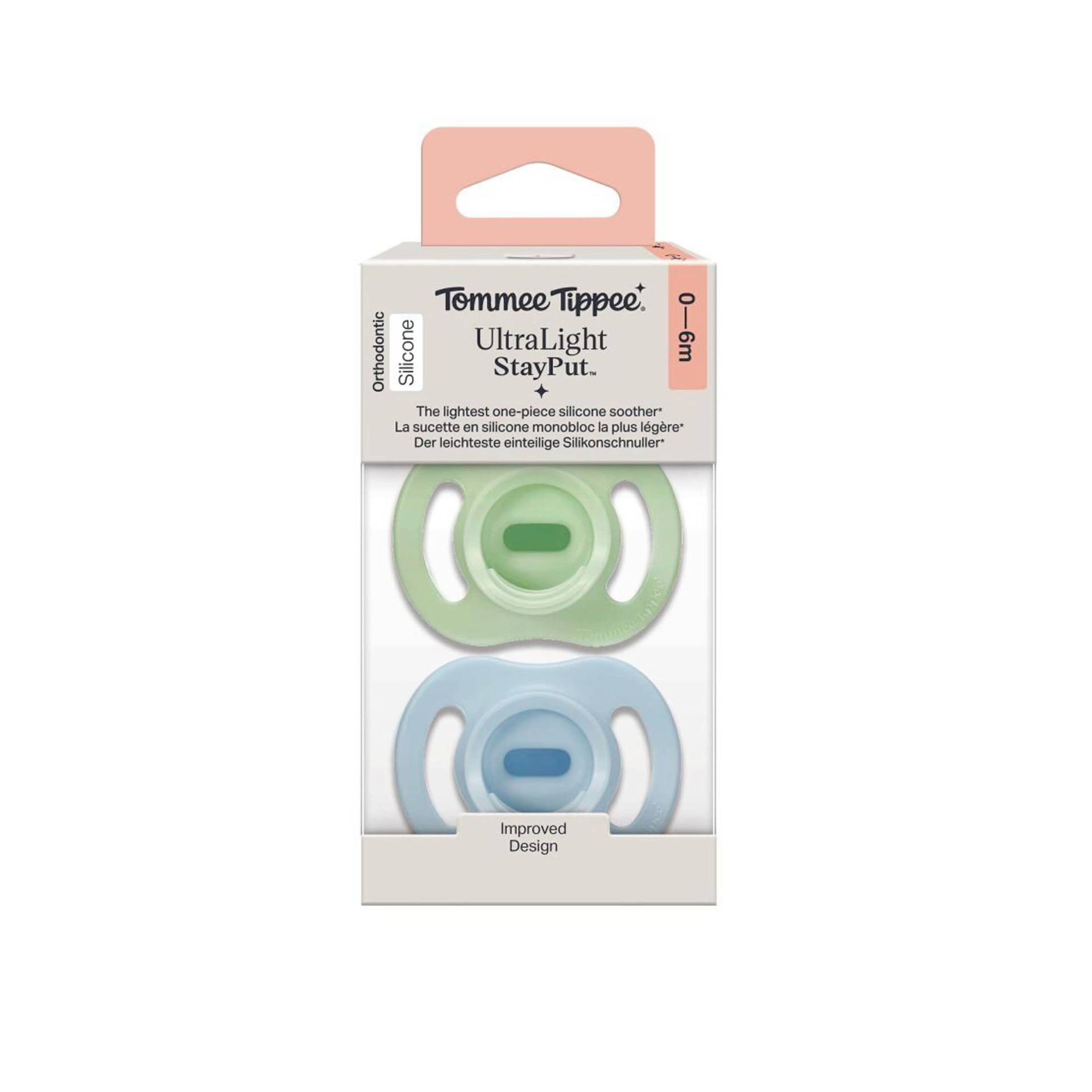 Tommee Tippee Twist & Click 2er-Pack Schnuller ultra light 0-6M Tommee Tippee Twist & Click 2er-Pack Schnuller ultra light 0-6M von Tommee Tippee