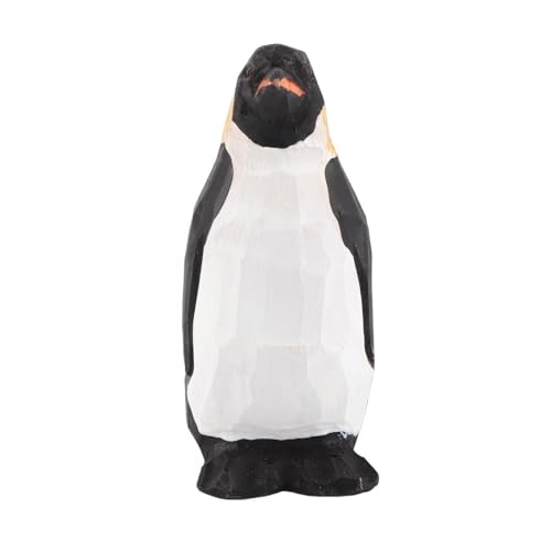 Pinguinfiguren, Holz-Pinguin-Statue, Spielzeug, handbemalt, niedliches kleines Tier, Dekoration für Zuhause und Büro, 5 x 6 x 10,5 cm Pinguinfiguren, Holz-Pinguin-Statue, Spielzeug, handbemalt, niedliches kleines Tier, Dekoration für Zuhause und Büro, 5 x 6 x 10,5 cm von Tomotato