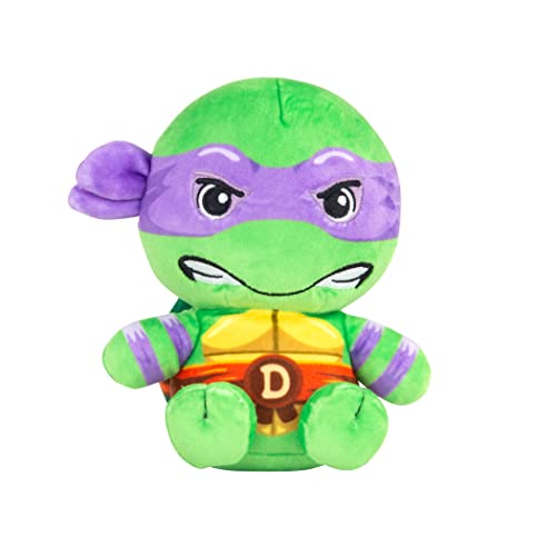 Club Mocchi Mocchi Teenage Mutant Ninja Turtles Donatello Junior TMNT Kuscheltier - Sammelbare TMNT Kuscheltieretiere - Offiziell lizenzierte Superhelden Spielzeuge - Ninja Kinderspielzeug 3+ Jahre von Club Mocchi Mocchi