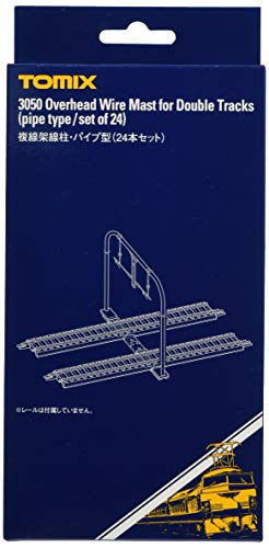 Tomix N Gauge a Double-tracked Wire Pillar and Pipe Type (24 Sets) 3050 (japan import) von TomyTEC