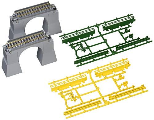 TomyTEC 120116 972373 N Bogenbrücke aus Beton, gerade, 70 mm Spurweite N von TomyTEC