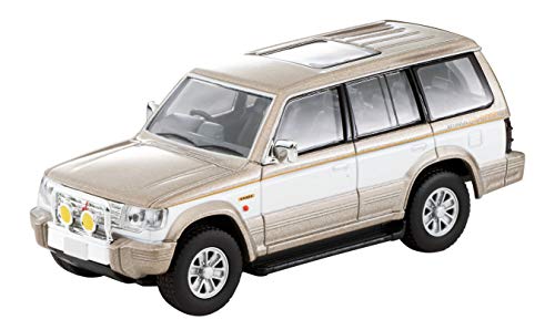 TomyTEC 314783 1/64 Mitsubishi Pajero Super Exceed 1991, beige/Weiss von TomyTEC