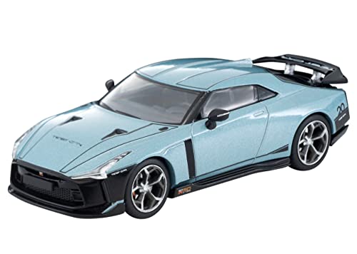 Tomytec 324270 1/64 Nissan GT-R50 by Italdesign, grün Modellbausatz von TomyTEC