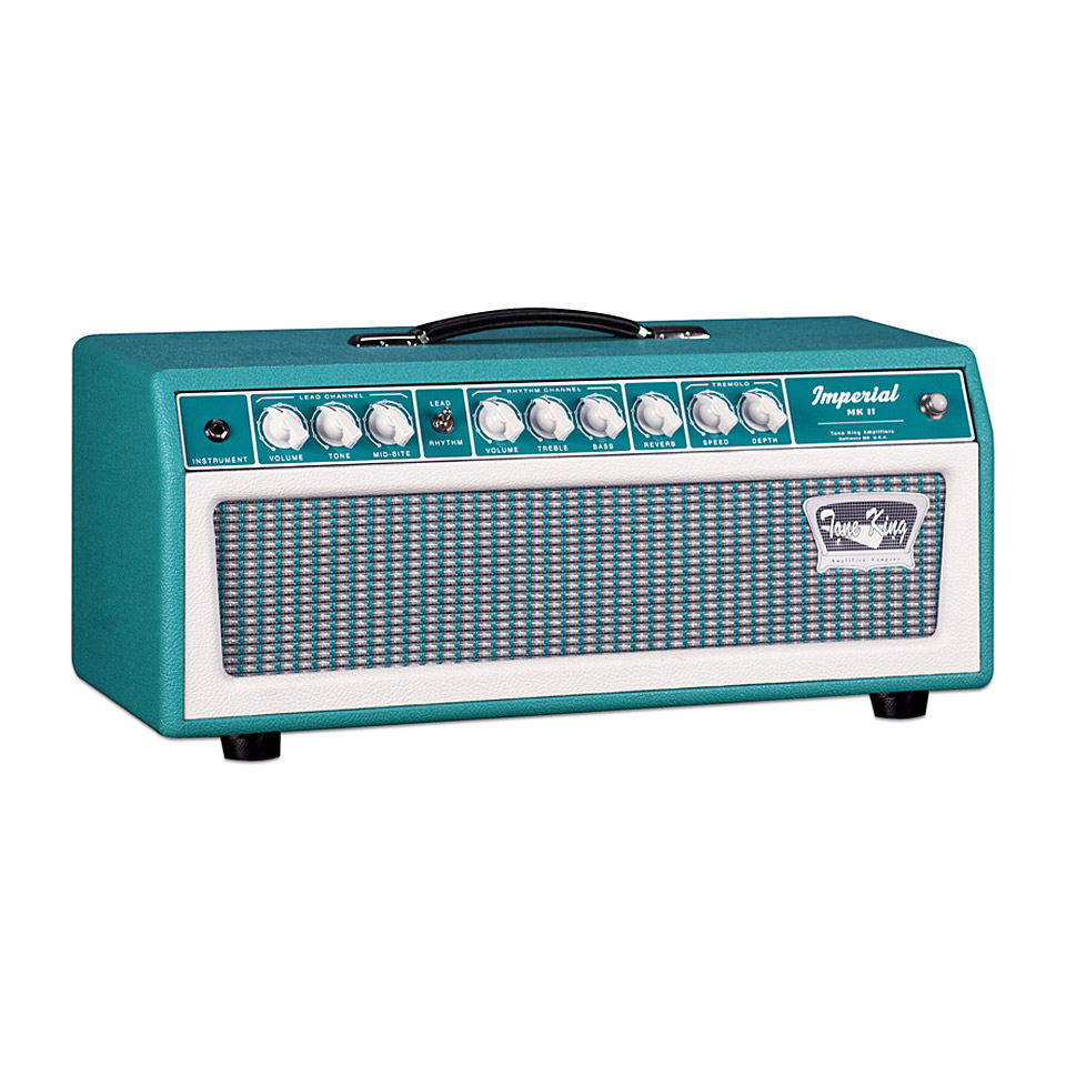 Tone King Imperial MKII Head Turquoise Topteil E-Gitarre von Tone King