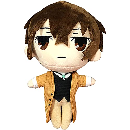 Tongyundacheng Bungo Stray Dogs Plüschkissen Puppe 20 cm, Dazai Osamu Ryunosuke Nakahara Chuuya Manga Charakter-Figuren Anime gefüllte süße weiche Plüschpuppen dekorativ von Tongyundacheng