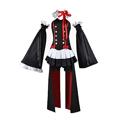 Seraph of The End Cosplay Kostüm Krul Tepes Kleid Uniform Outfits Halloween Karneval Party Kostüm Full Set, Krul Tepes, XXXL von Tongyundacheng