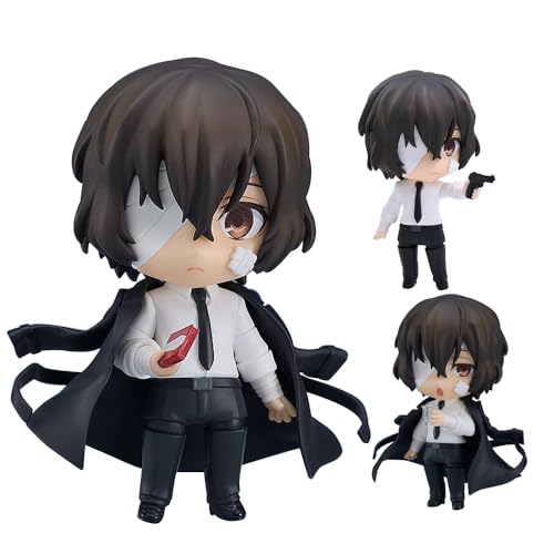 Tongyundacheng Bungo Stray Dogs Anime Figur Nakahara Chuuya Dazai Osamu Actionfigur Statue 10 cm PVC Charakter Modell Sammlerstücke Desktop Ornamente von Tongyundacheng