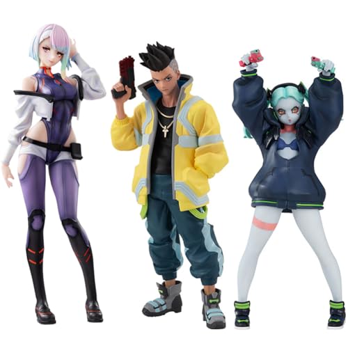 Tongyundacheng David Martinez Figur Lucyna Kushinada Actionfigur Rebecca Statue Anime Charakter Modelle Handgefertigte Sammelfiguren PVC Desktop Dekoration Tongyundacheng David Martinez Figur Lucyna Kushinada Actionfigur Rebecca Statue Anime Charakter Modelle Handgefertigte Sammelfiguren PVC Desktop Dekoration von Tongyundacheng