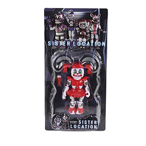 Tongyundacheng FNAF Actionfigur Funtime Foxy Sister Location Horror Five Nights Game Lightening Action Figuren mit beweglichen Gelenken, 14 cm, Typ 5, 14 cm von Tongyundacheng