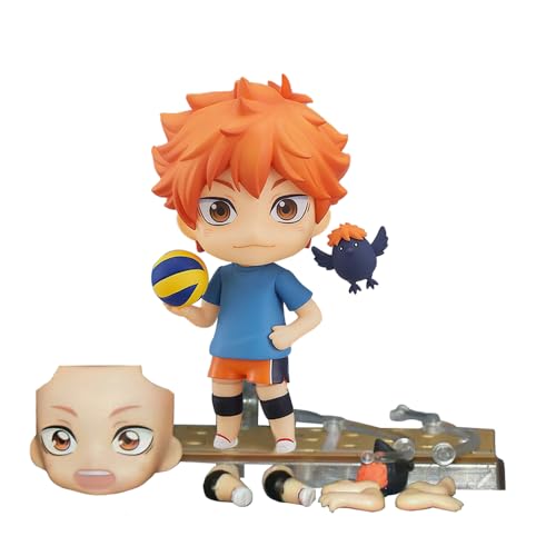 Tongyundacheng Haikyuu Anime Figur Hinata Shoyo Kotaro Bokuto PVC Charakter Actionfigur Modell Desktop Ornamente Sammlerstück Statue für Fans, 10 cm von Tongyundacheng