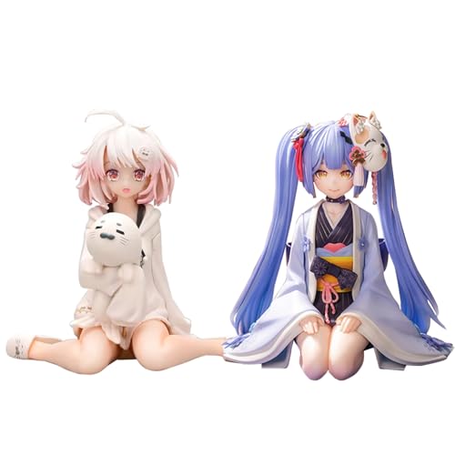 Tongyundacheng Hololive Vtuber Figuren Shirakami Haruka Azusa Actionfigur Anime Charakter Niedliche Mädchen Modell PVC Statue Sammlerstücke Desktop Dekoration von Tongyundacheng